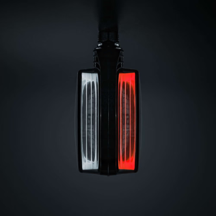 Spanish indicator red/white