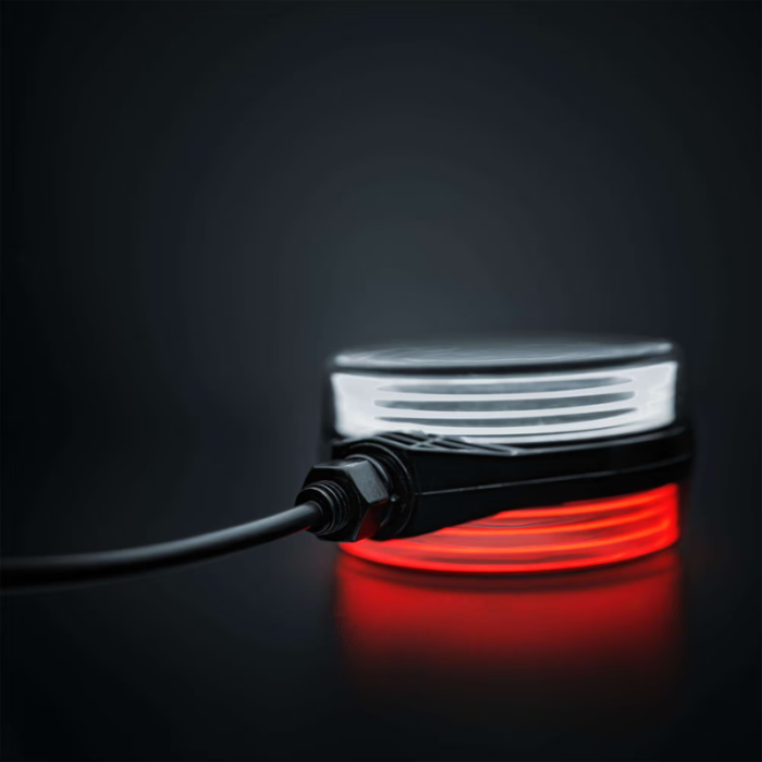Spanish indicator red/white