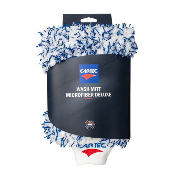 Cartec Wash Mitt Microfiber Deluxe - zachte washandschoen - veilig wassen zonder krassen - langdurig resultaat - voor vrachtwagen, auto en meer