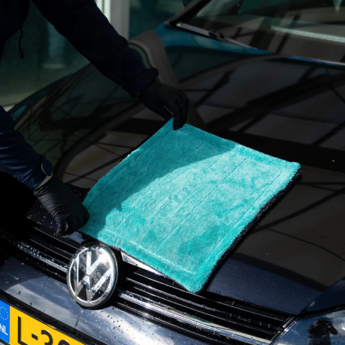 Cartec Aqua Drying Towel M -zachte microfiber droogdoek - hoge water absorptie -40x40 cm - 1200 g/m² -voor vrachtwagen, auto en meer