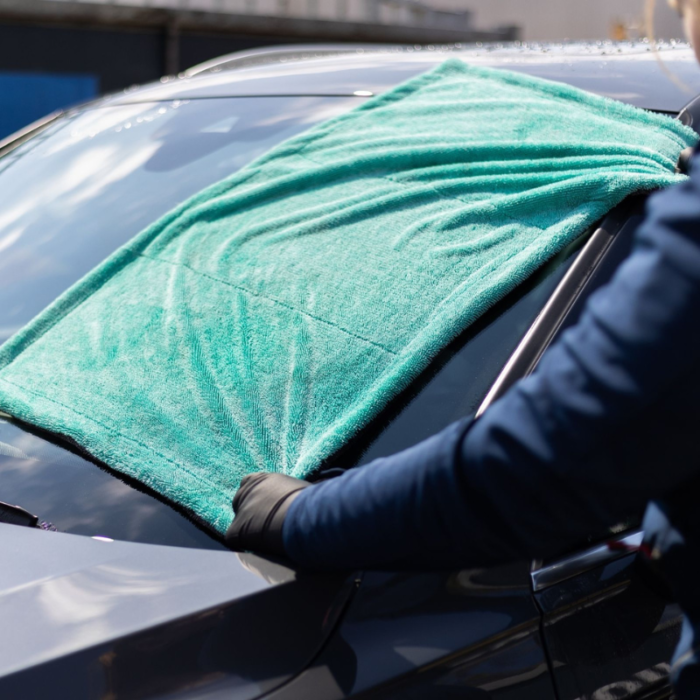 Cartec Aqua Drying Towel XL -zachte microfiber droogdoek - hoge water absorptie - 50x80 cm - 1200 g/m² -voor vrachtwagen, auto en meer
