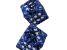 Dobbelstenen Deens Design - BLAUW - oldskool look - spiegel dobbelstenen - speciaal voor liefhebbers van Deens Pluche - Nedking