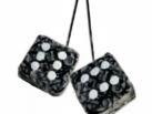 Dobbelstenen Deens Design - GRIJS - oldskool look - spiegel dobbelstenen - speciaal voor liefhebbers van Deens Pluche - Nedking