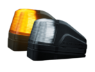 Strands IZE LED Roof Light Duo - toplamp met ECE R148 keurmerk - oranje en wit standlicht - IP69K - 19 patronen - voor vrachtwagen, auto en meer - dual color - EAN: 7323030207168