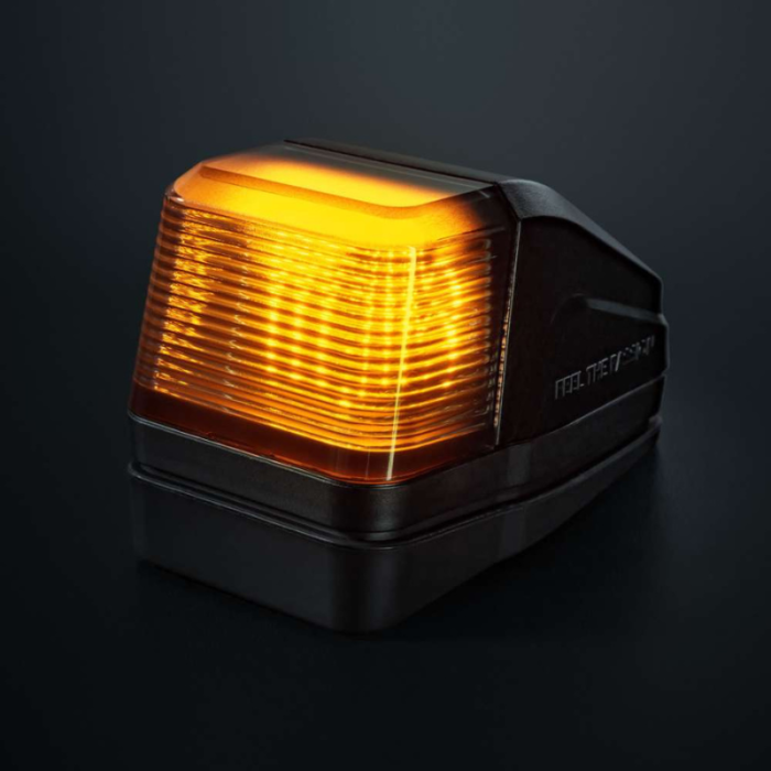 Strands IZE LED Roof Light Duo - toplamp met ECE R148 keurmerk - oranje en wit standlicht - IP69K - 19 patronen - voor vrachtwagen, auto en meer - dual color - EAN: 7323030207168