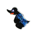 PIN - Angry Duck Blauw - 3D effect - verzamel alle pins - deens pluche - EAN: 8721129702942 - 702942
