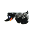 PIN - Angry Duck Grijs - 3D effect - verzamel alle pins - deens pluche - EAN: 8721129702966 - 702966